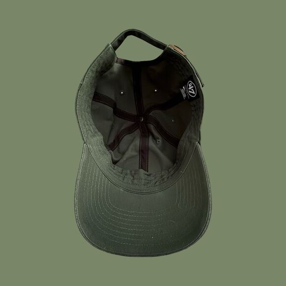 47’ Brand Forrest Green Angry Beaver Adjustable Back Hat - Picture 4 of 8